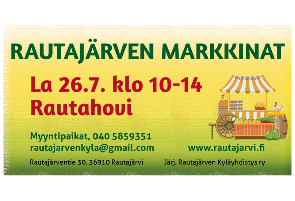 Markkinat 2025 RAUTAJÄRVEN MARKKINAT 2025