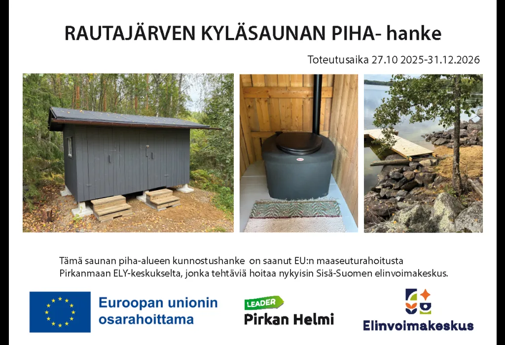 Rautajärven Kyläsaunan piha-hanhe