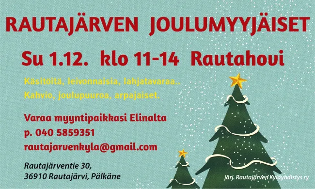 Rautajärven Joulumyyjäiset