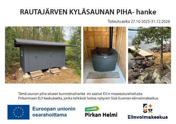 Rautajärven Kyläsaunan piha-hanhe
